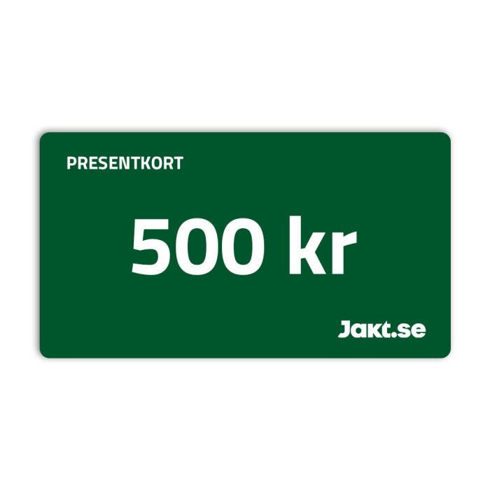 Presentkort 500kr